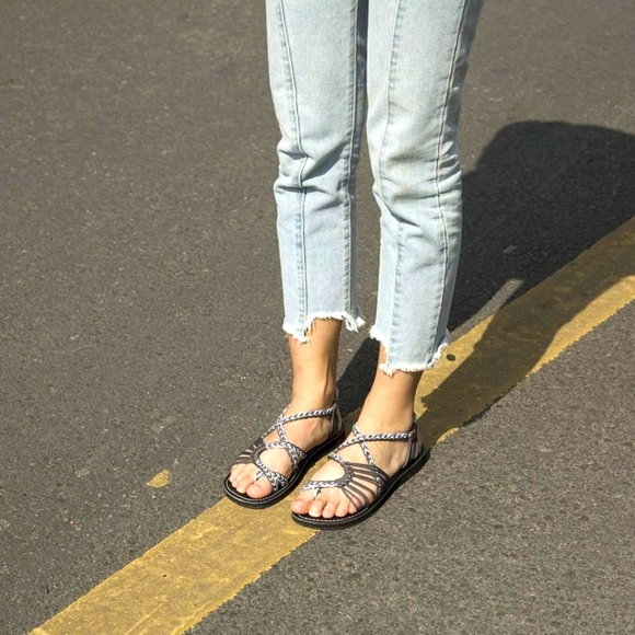 Everelax Women's Flat Sandals Strappy Sandals - Picture 1 of 5